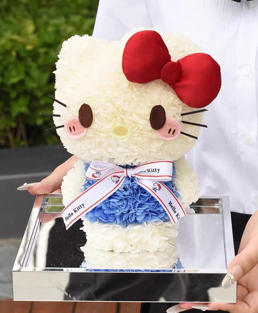 Hello Kitty 繡球永生花 (2色）