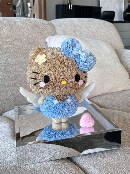 Hello Kitty 繡球永生花