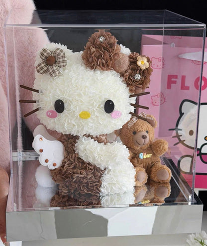 Hello Kitty 繡球永生花