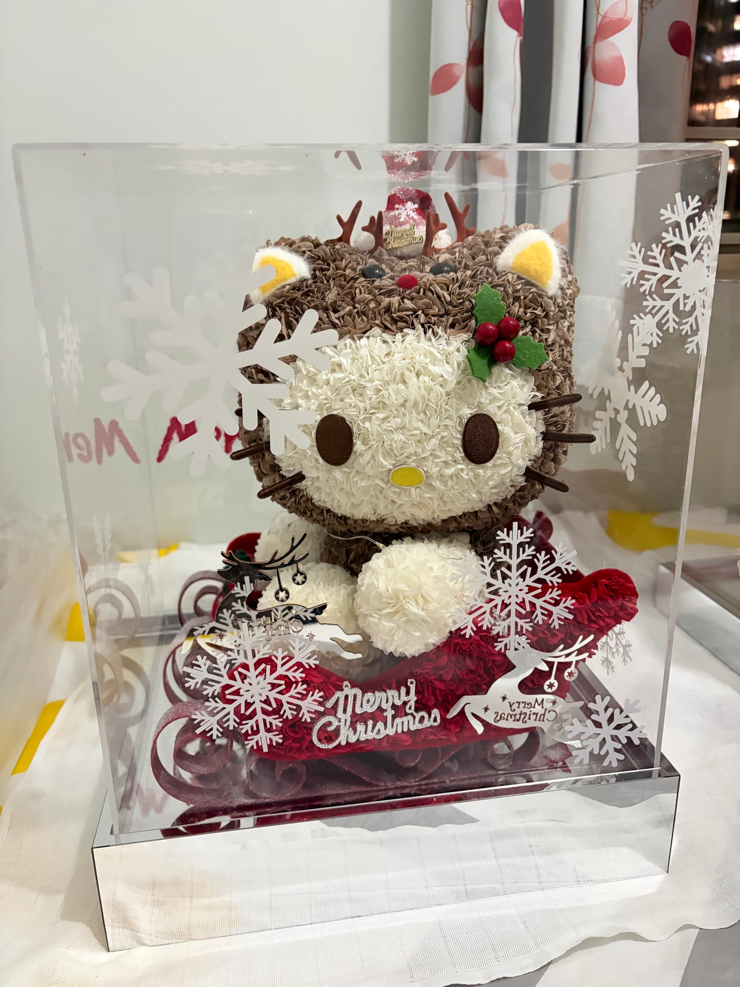 Hello Kitty 繡球永生花