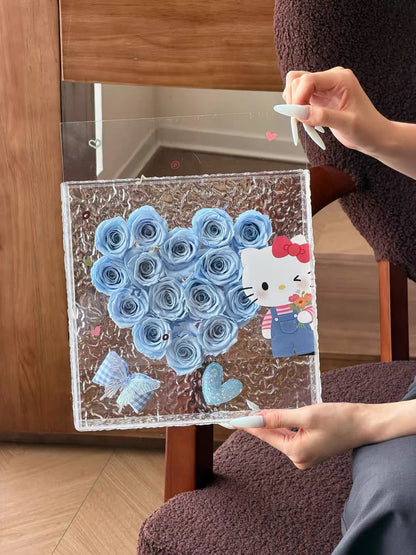 Hello Kitty 繡球永生花