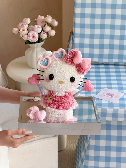 Hello Kitty 繡球永生花