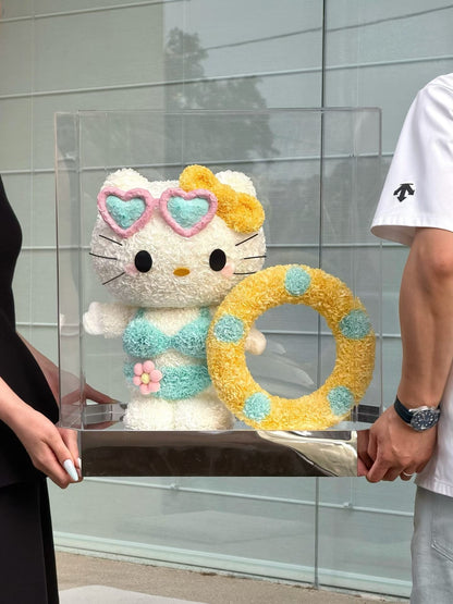 Hello Kitty 繡球永生花