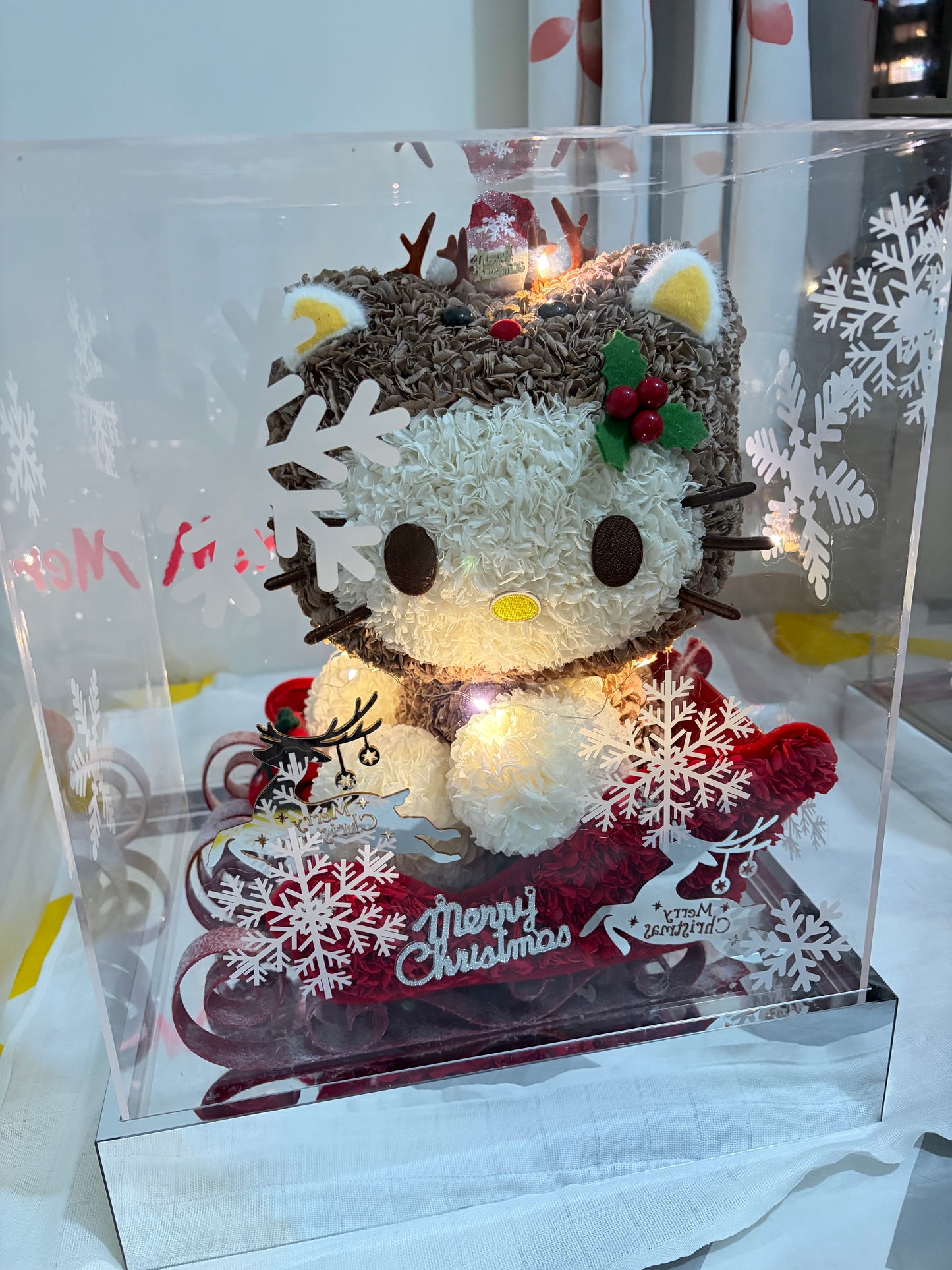 Hello Kitty 繡球永生花