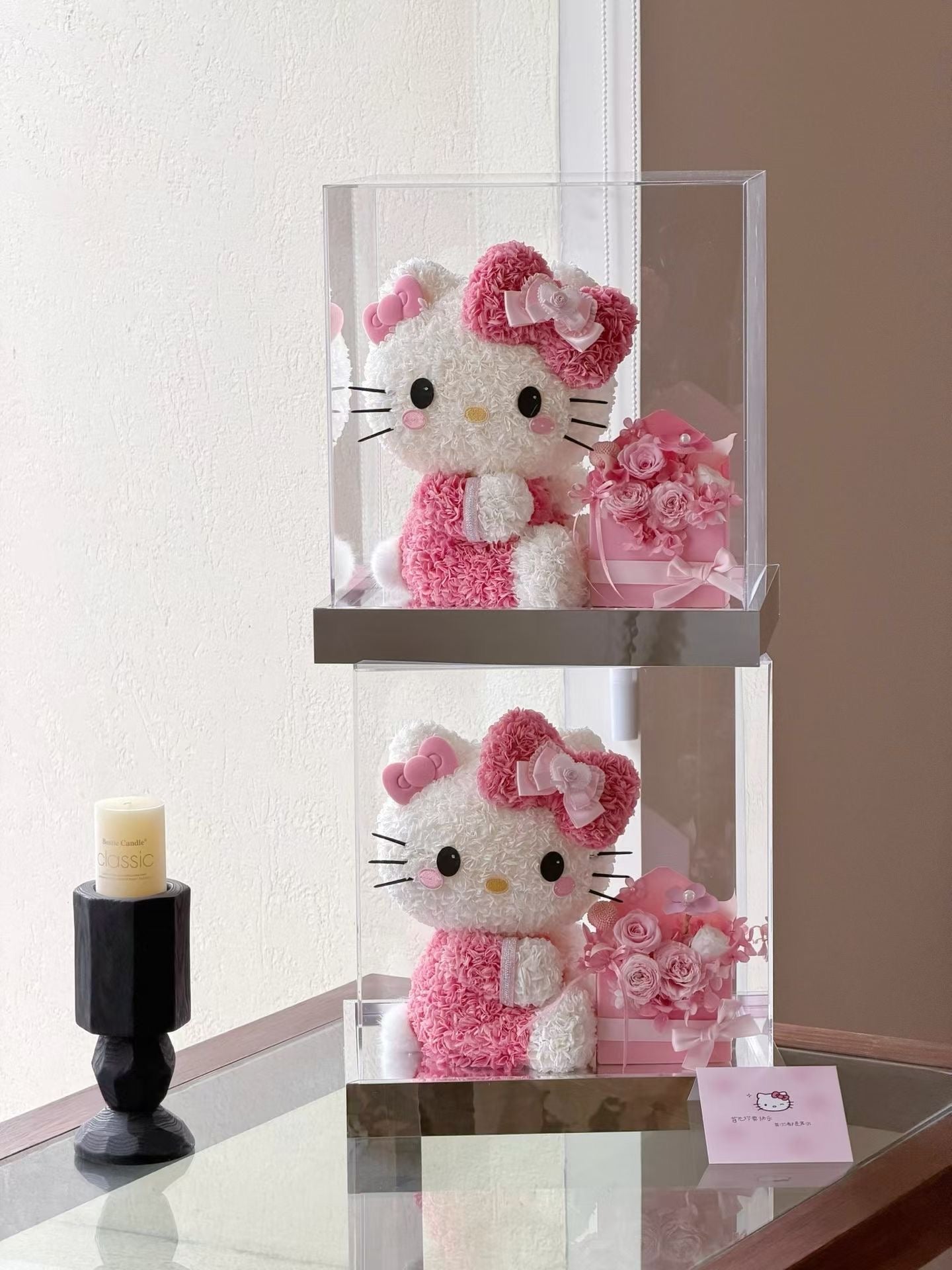Hello Kitty 繡球永生花