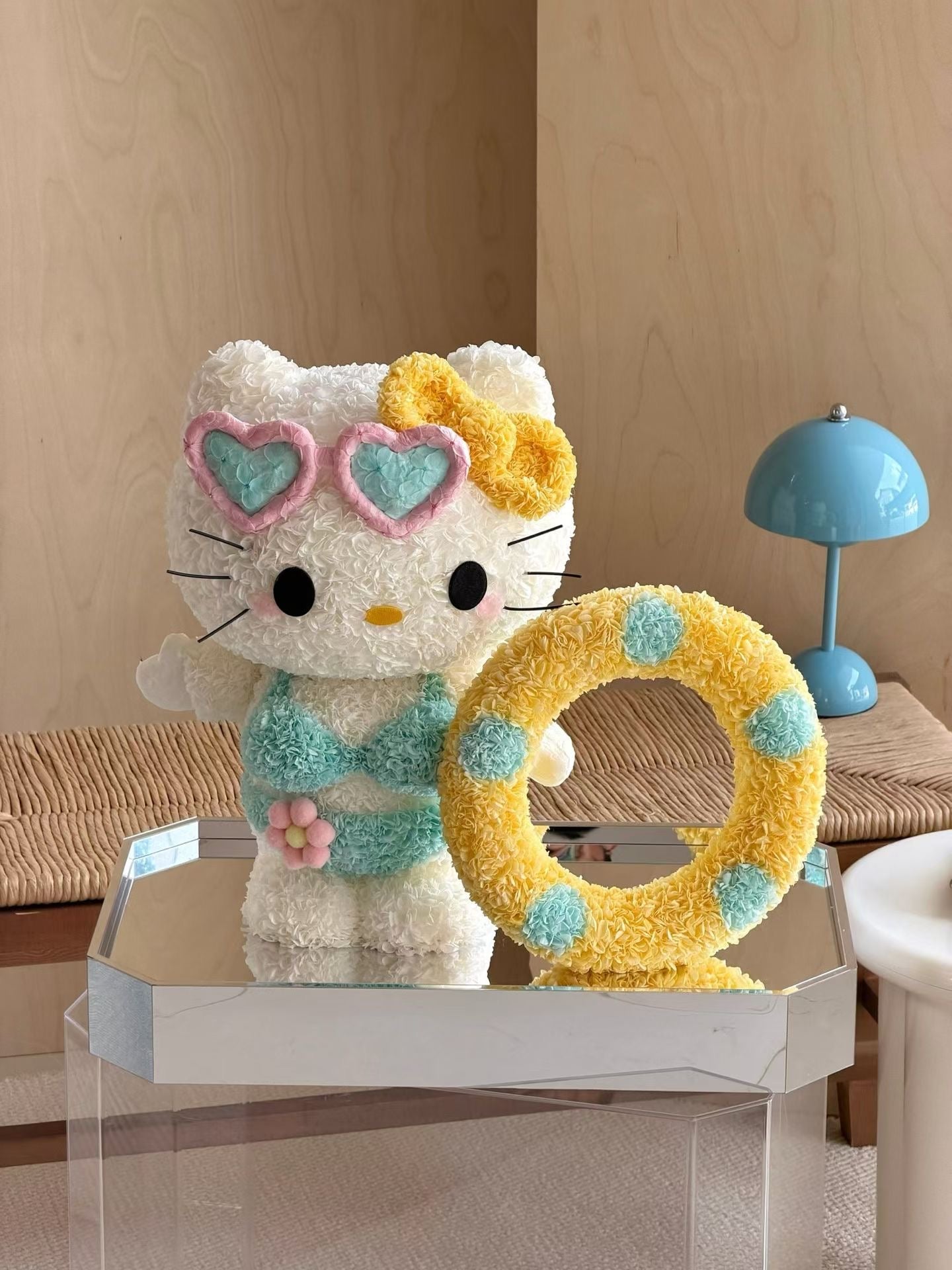 Hello Kitty 繡球永生花