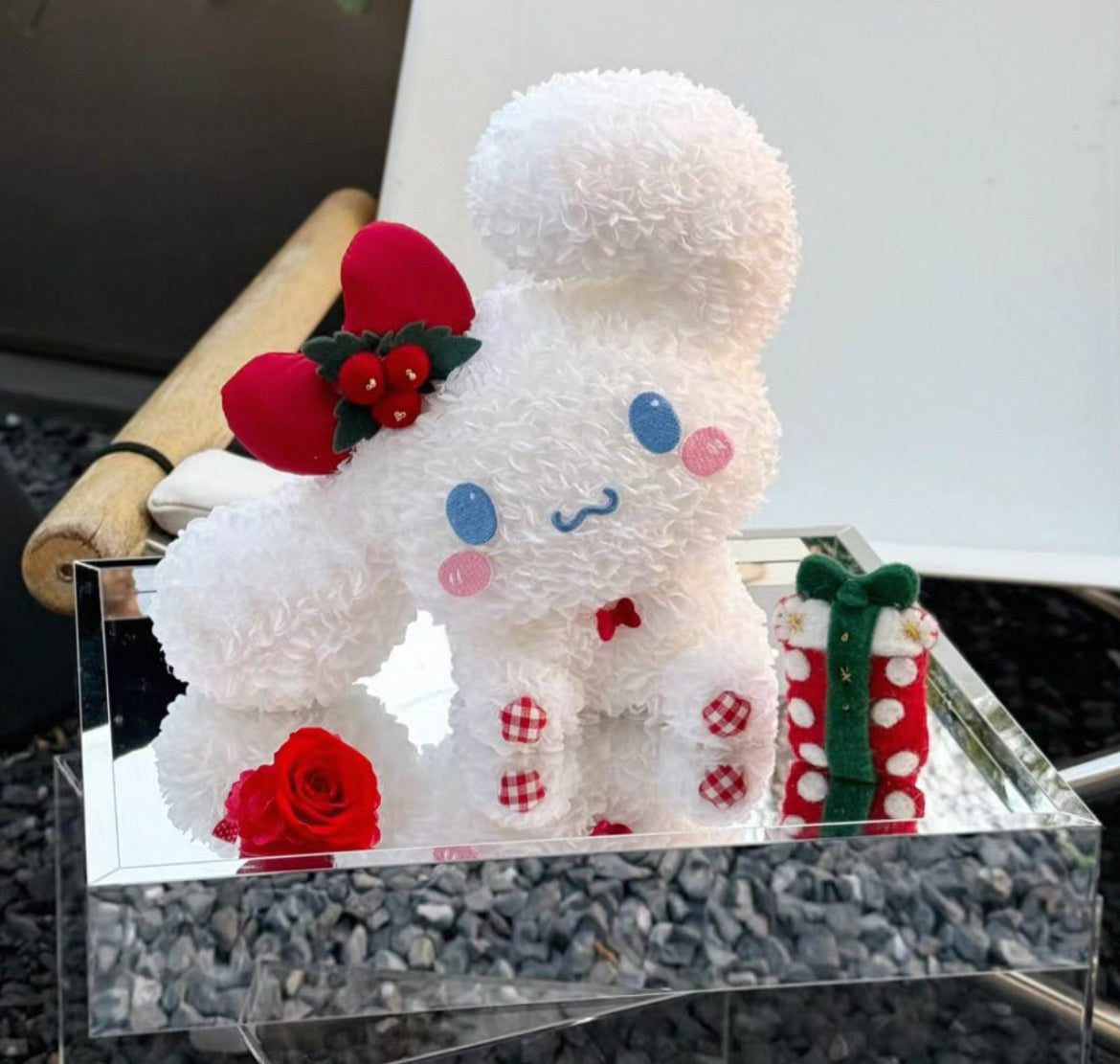 玉桂狗 繡球永生花