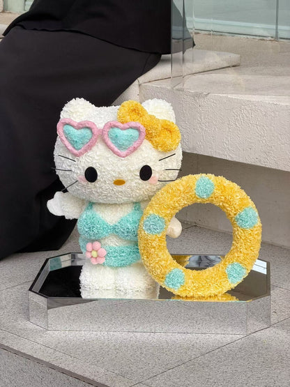 Hello Kitty 繡球永生花
