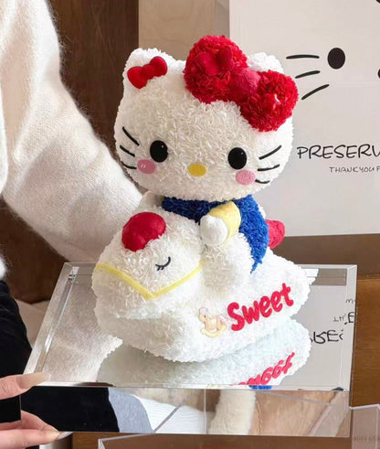 Hello Kitty 繡球永生花 (多色）