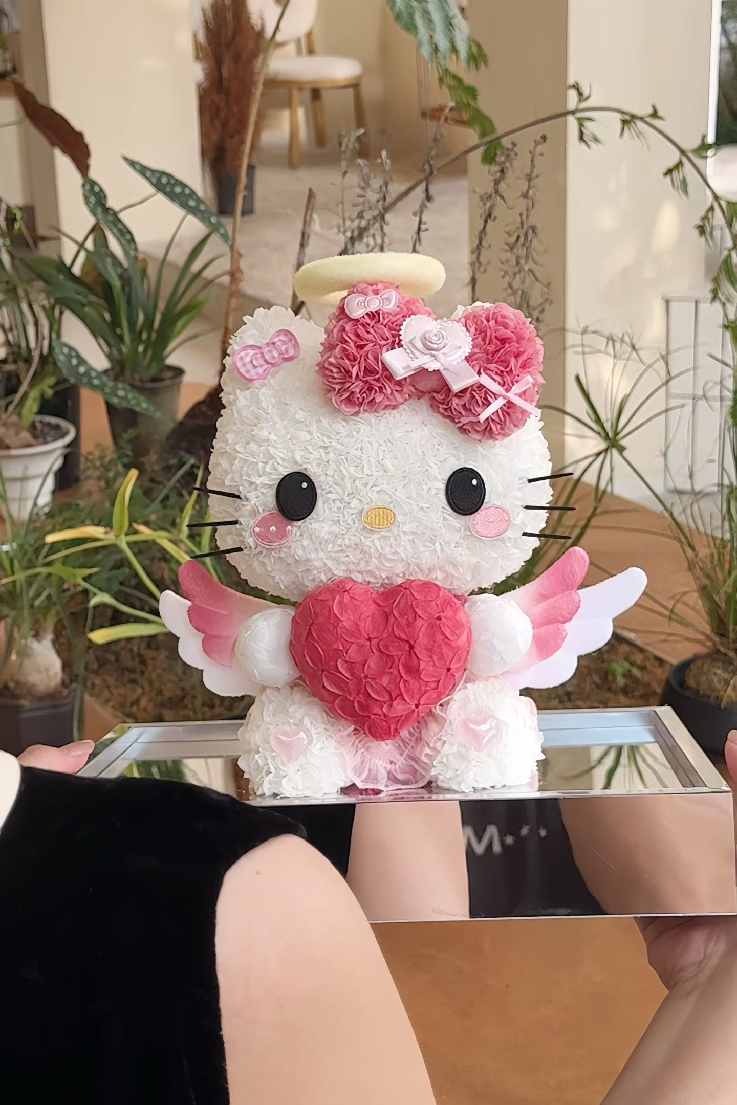 Hello Kitty 繡球永生花