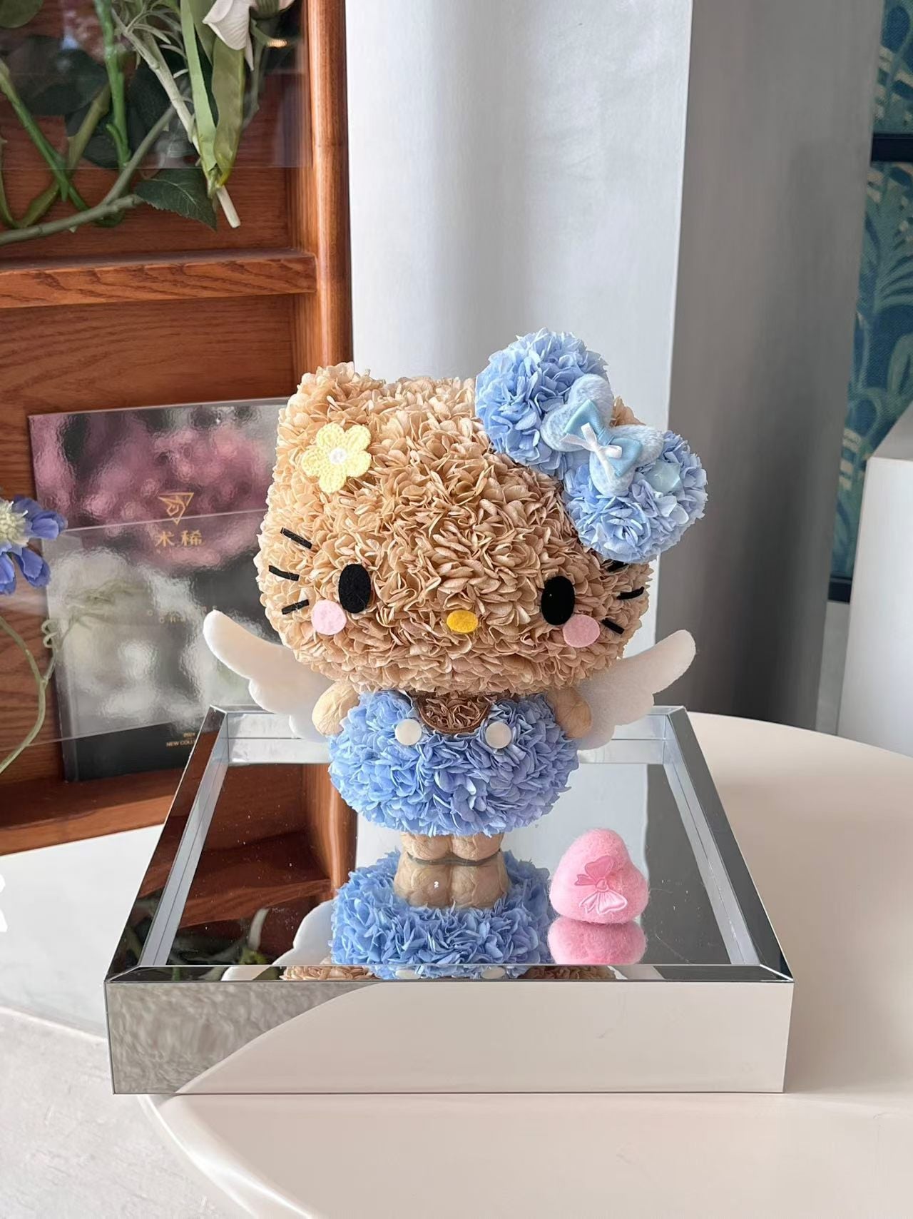 Hello Kitty 繡球永生花