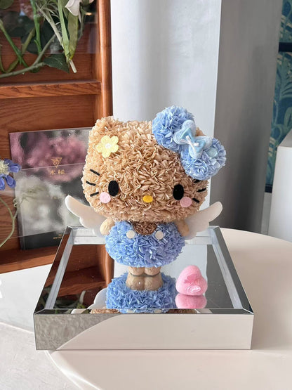 Hello Kitty 繡球永生花