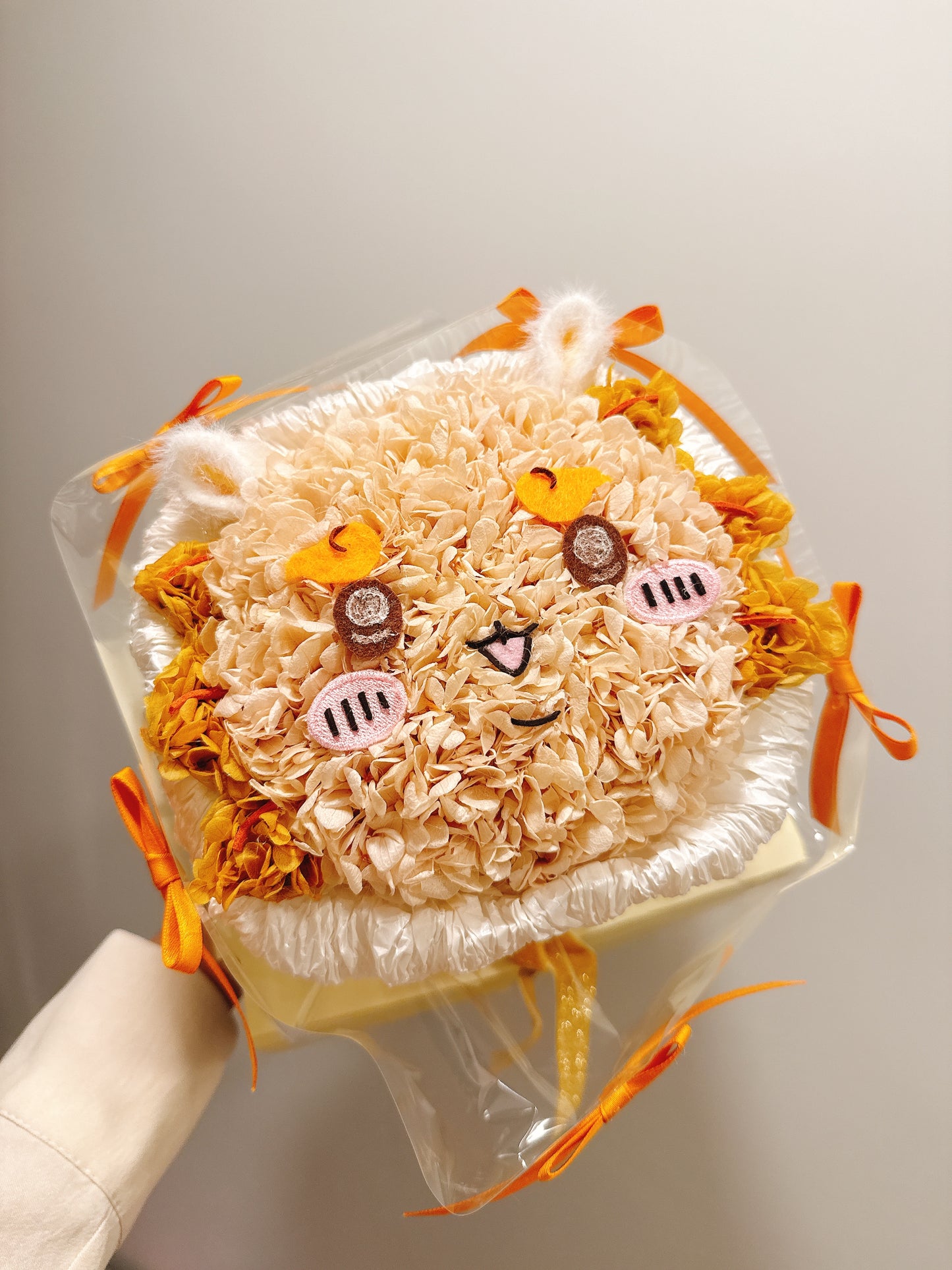 風獅Chiikawa 繡球永生花花束
