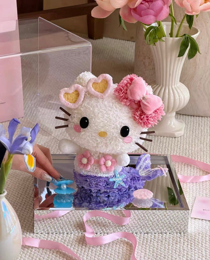 Hello Kitty 繡球永生花