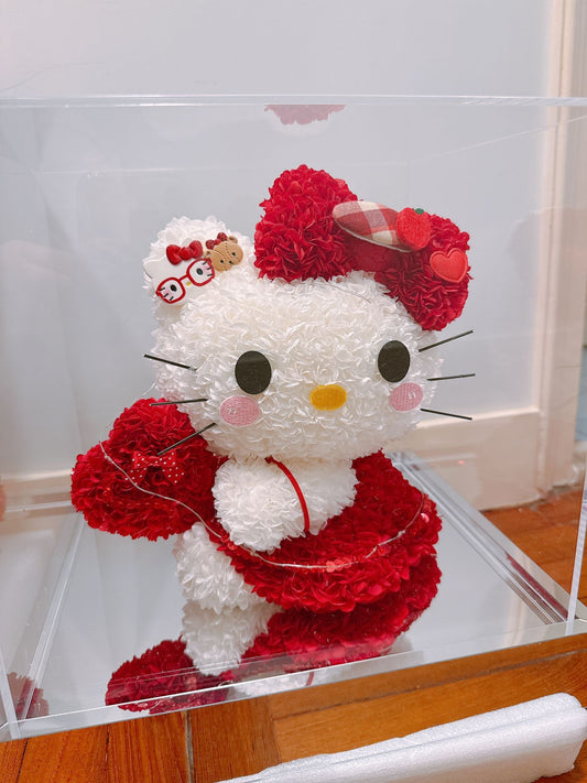 Hello Kitty 繡球永生花