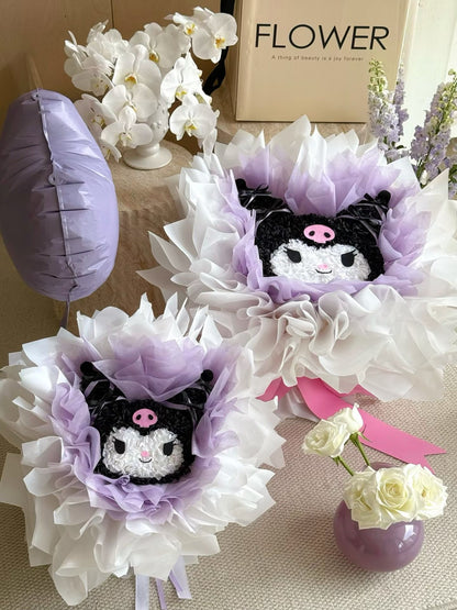 Kuromi 繡球永生花花束