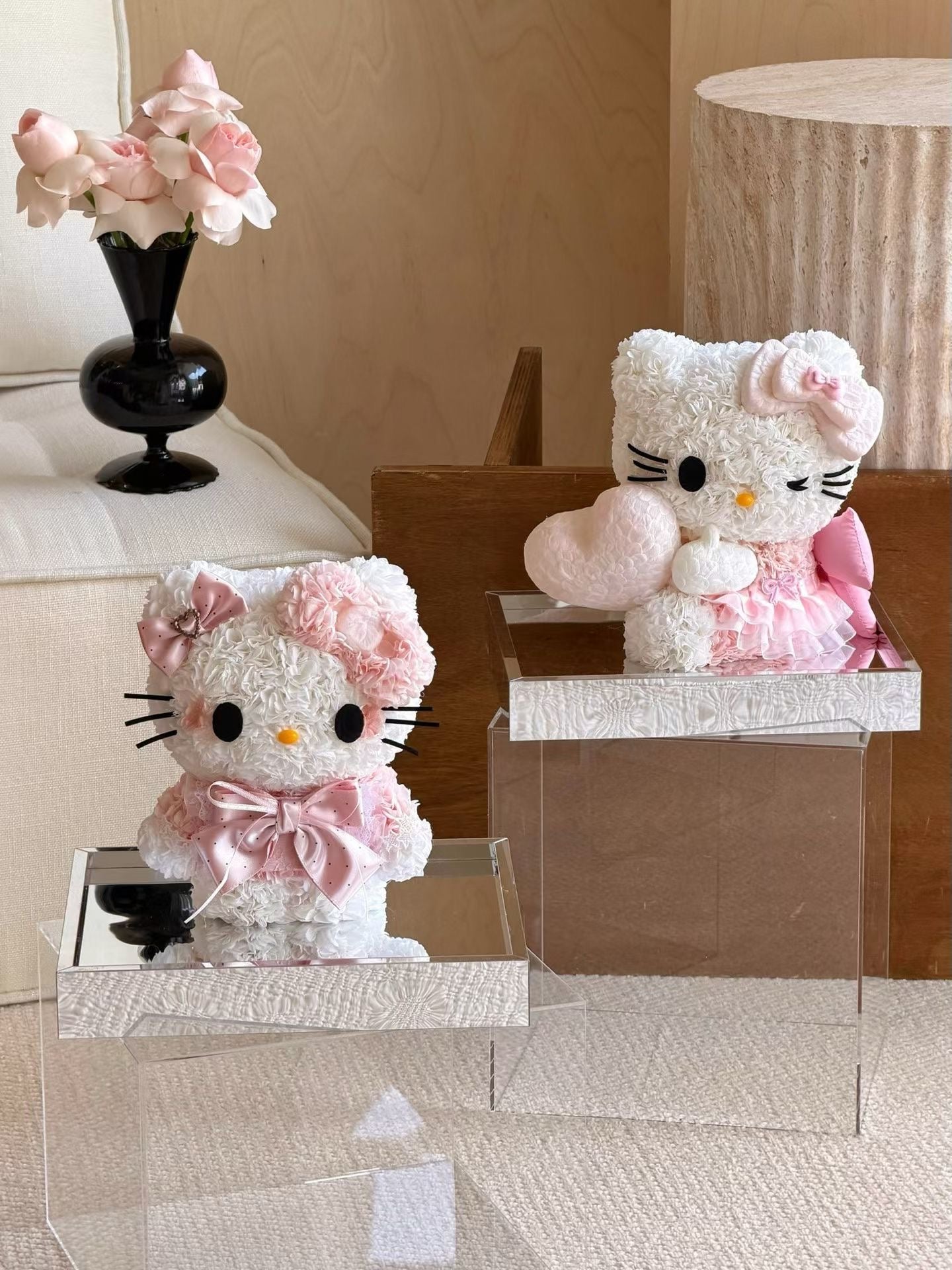 Hello Kitty 繡球永生花