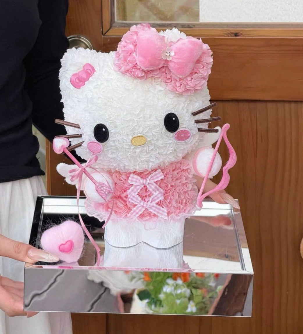 Hello Kitty 繡球永生花