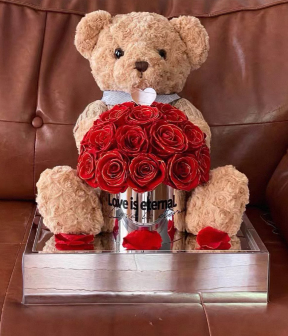 Teddy Bear 繡球永生花 (6色）