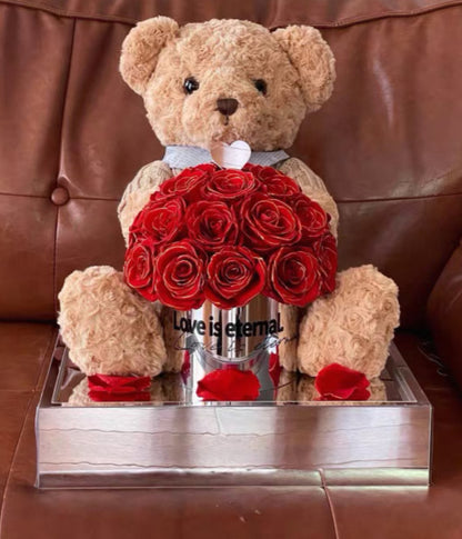 Teddy Bear 繡球永生花 (6色）