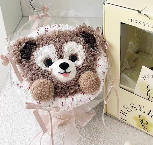 Duffy 繡球永生花花束