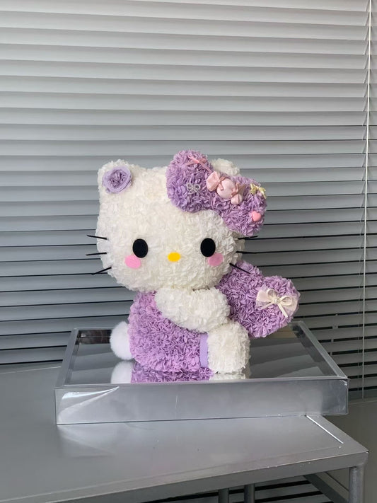 Hello Kitty 繡球永生花