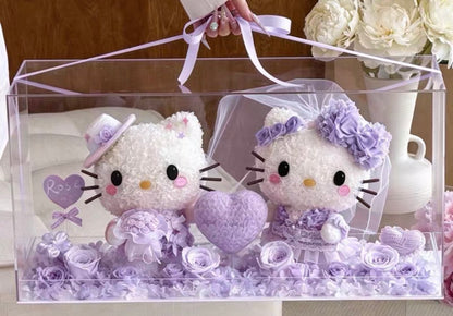 Hello Kitty 繡球永生花 (多色）