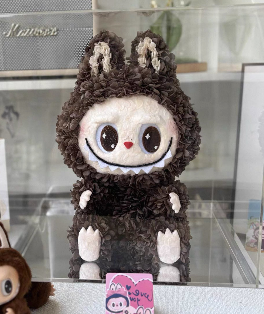 Labubu 繡球永生花