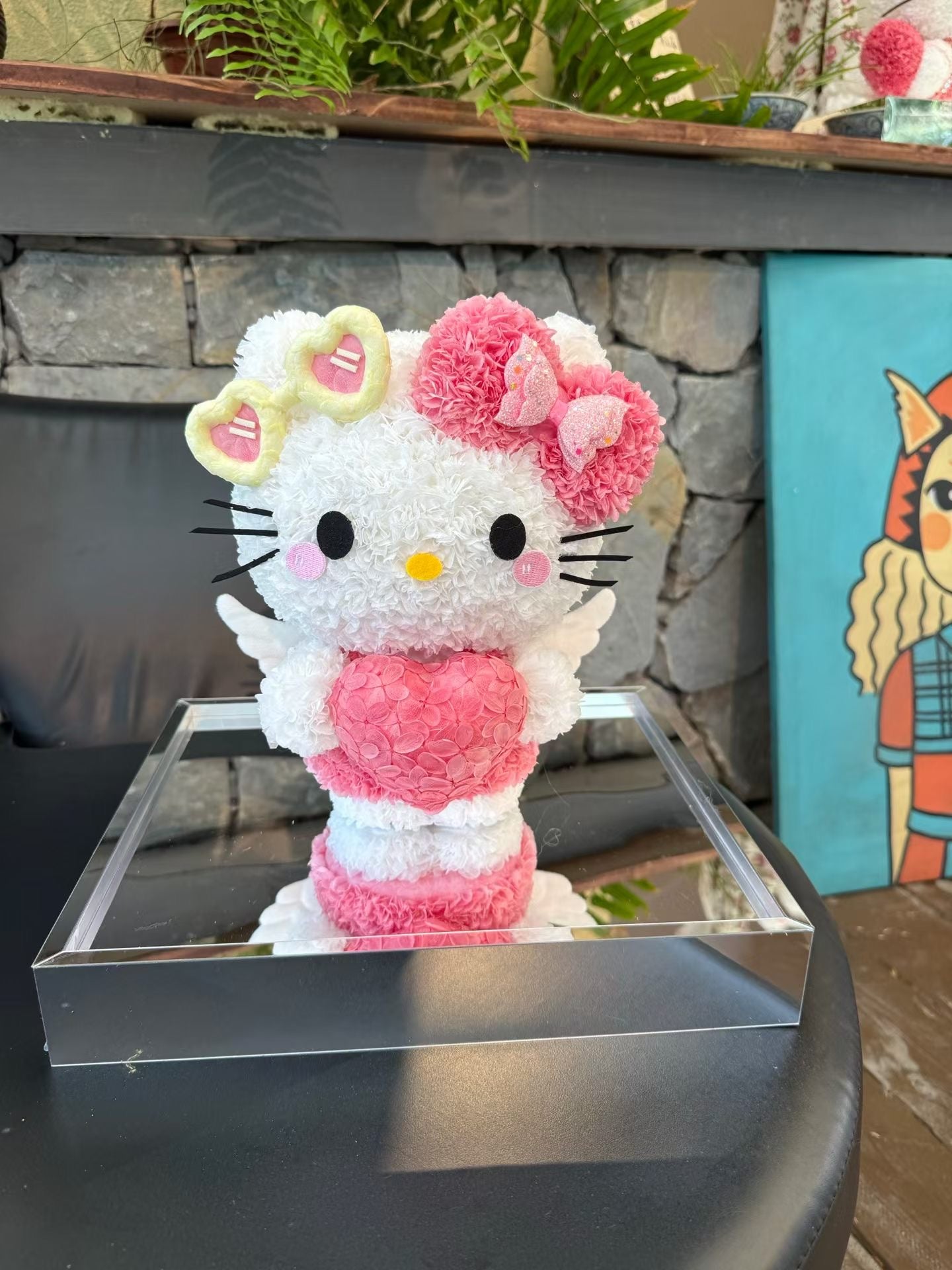 Hello Kitty 繡球永生花