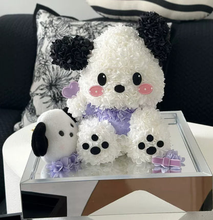 Pochacco(PC狗) 繡球永生花