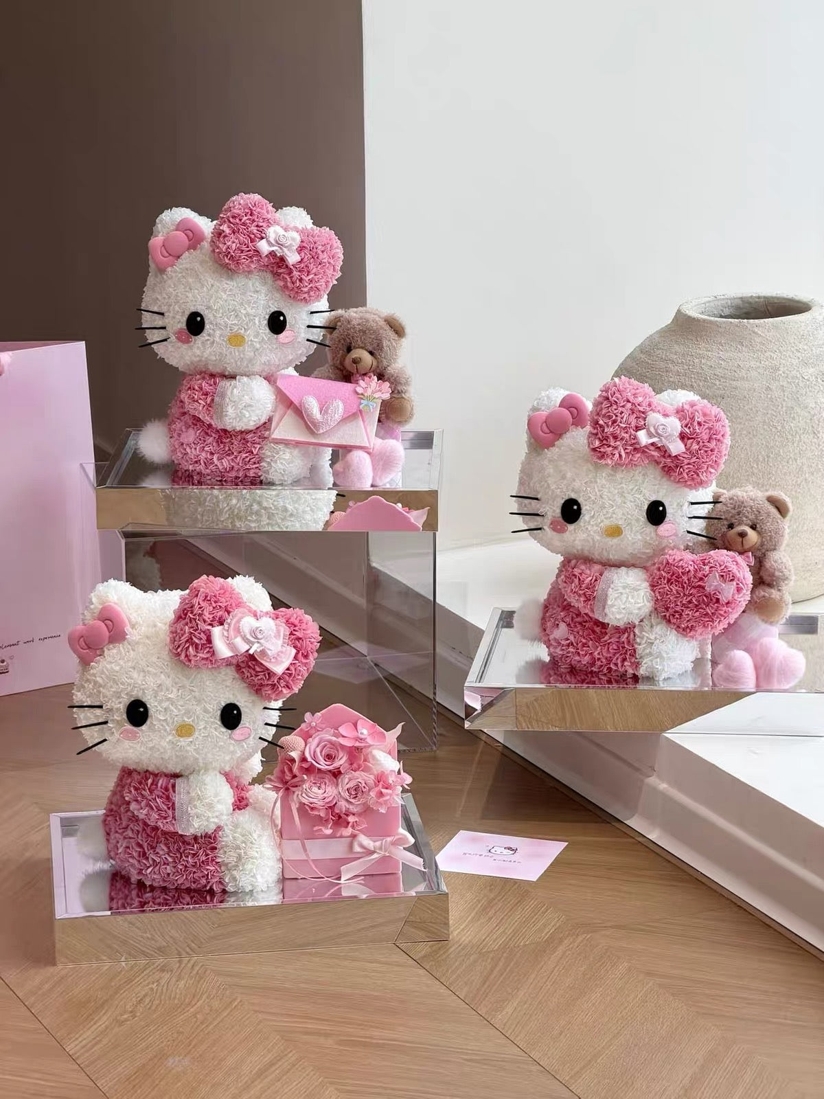Hello Kitty 繡球永生花