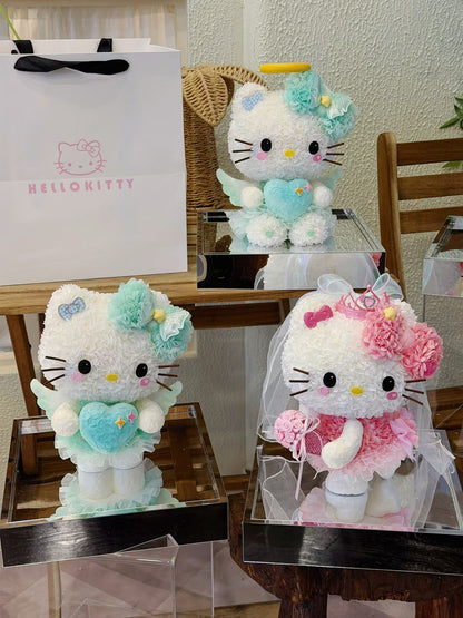 Hello Kitty 繡球永生花