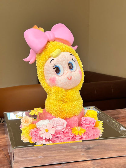 星星人 繡球永生花