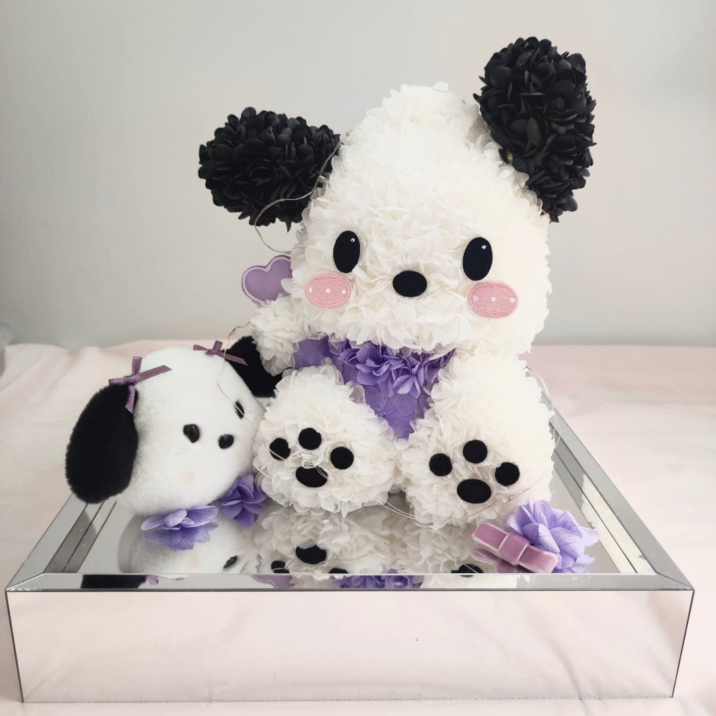 Pochacco(PC狗) 繡球永生花