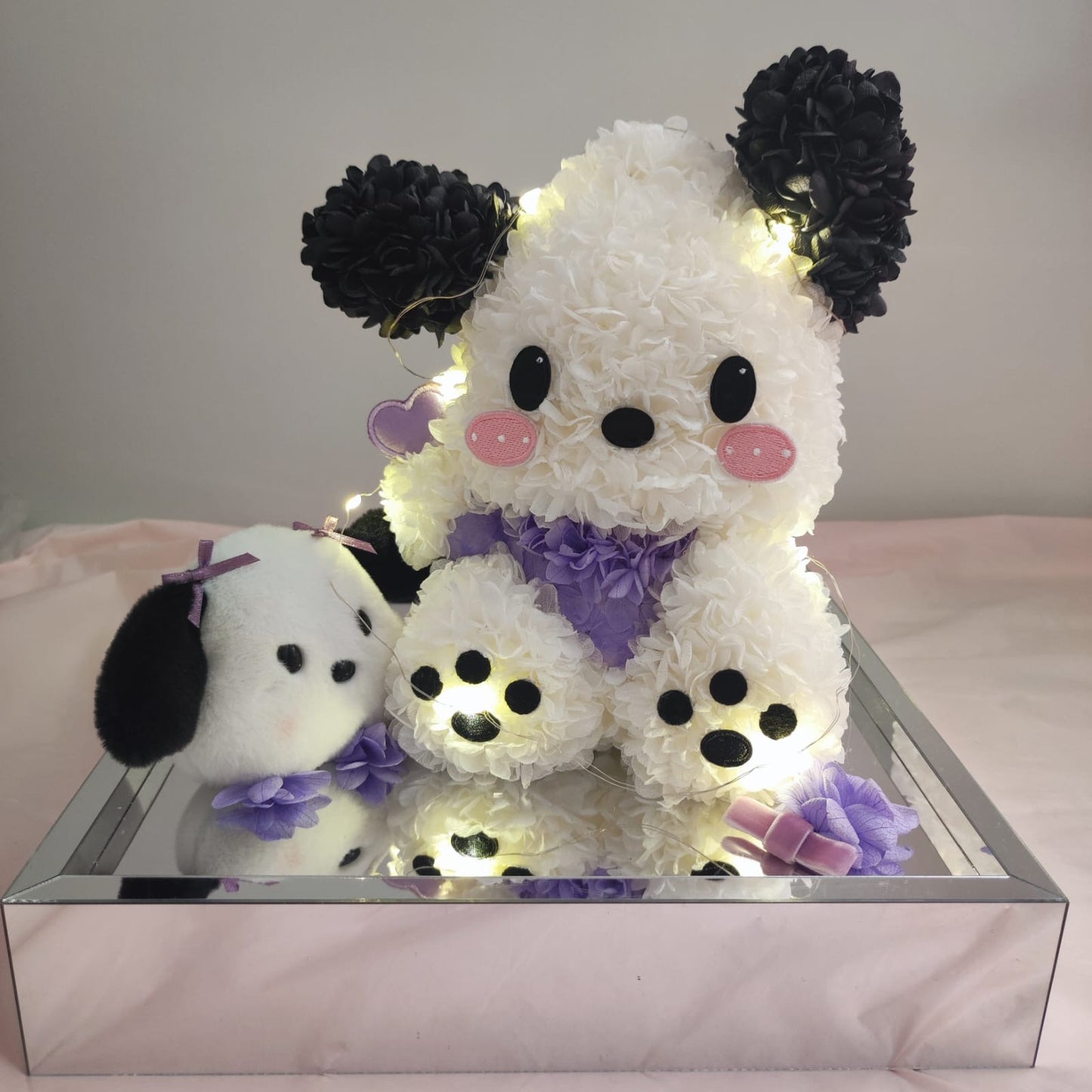 Pochacco(PC狗) 繡球永生花