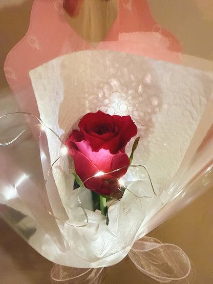 新鮮玫瑰花束 (1支）