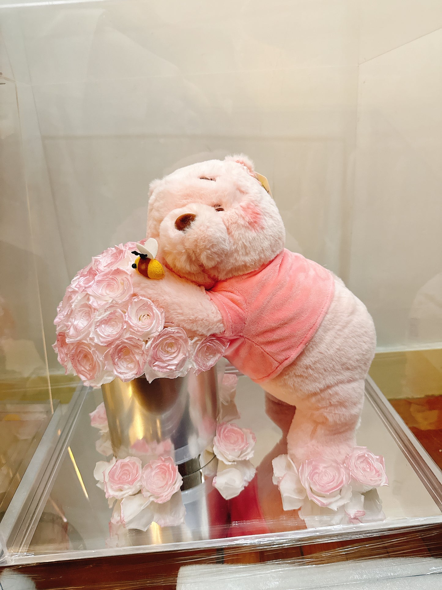 Winnie The Pooh 繡球永生花