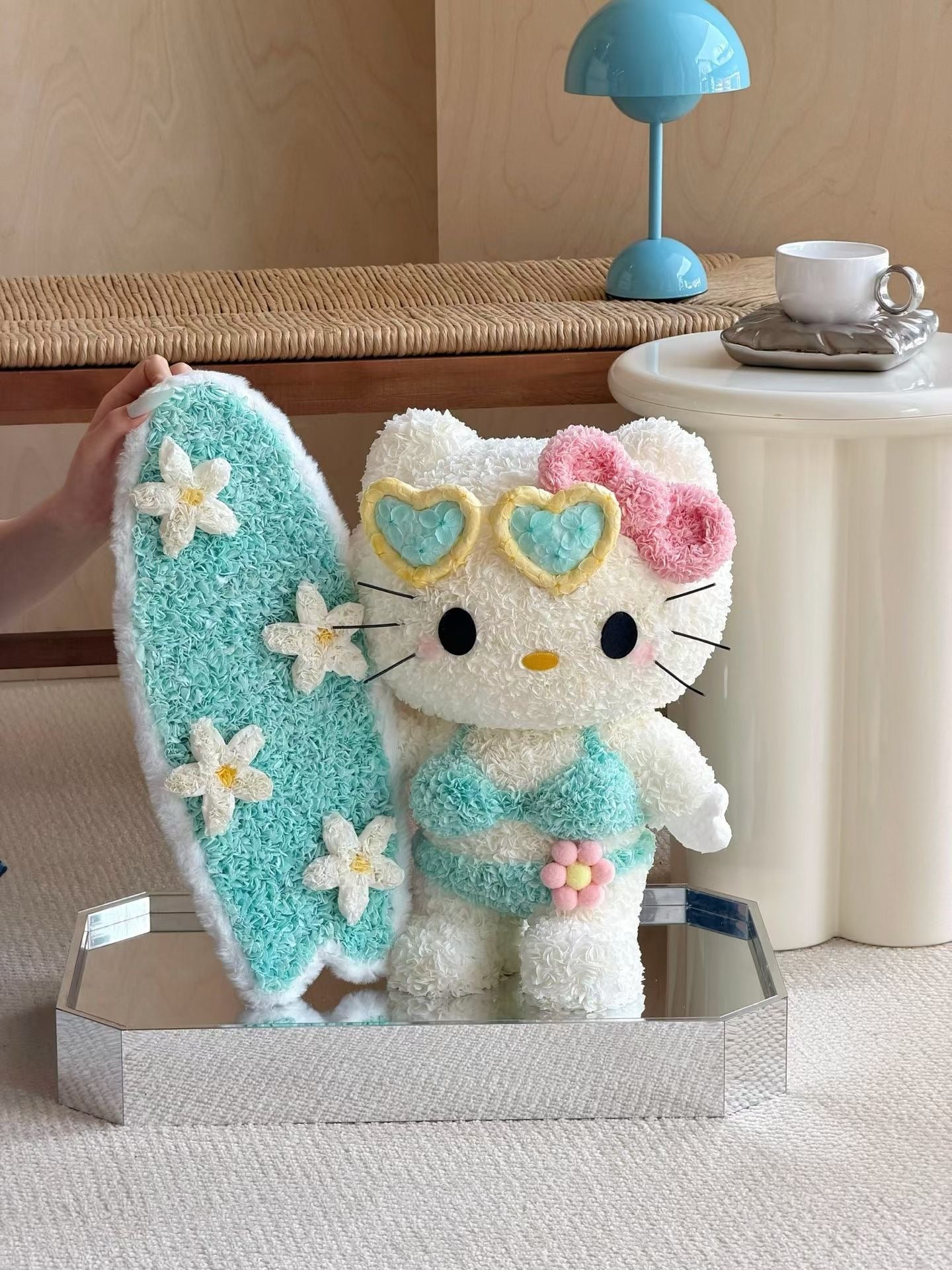 Hello Kitty 繡球永生花