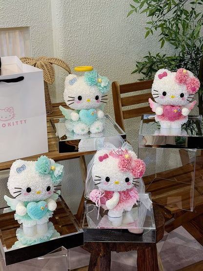 Hello Kitty 繡球永生花