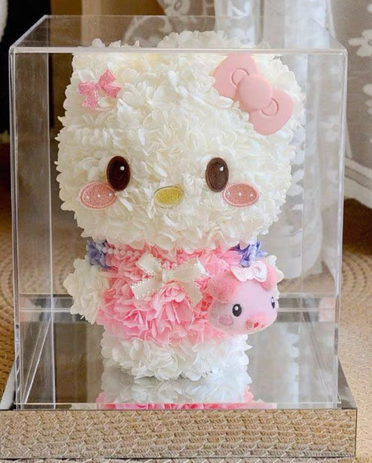 Hello Kitty 繡球永生花