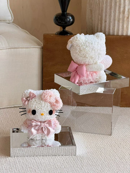Hello Kitty 繡球永生花