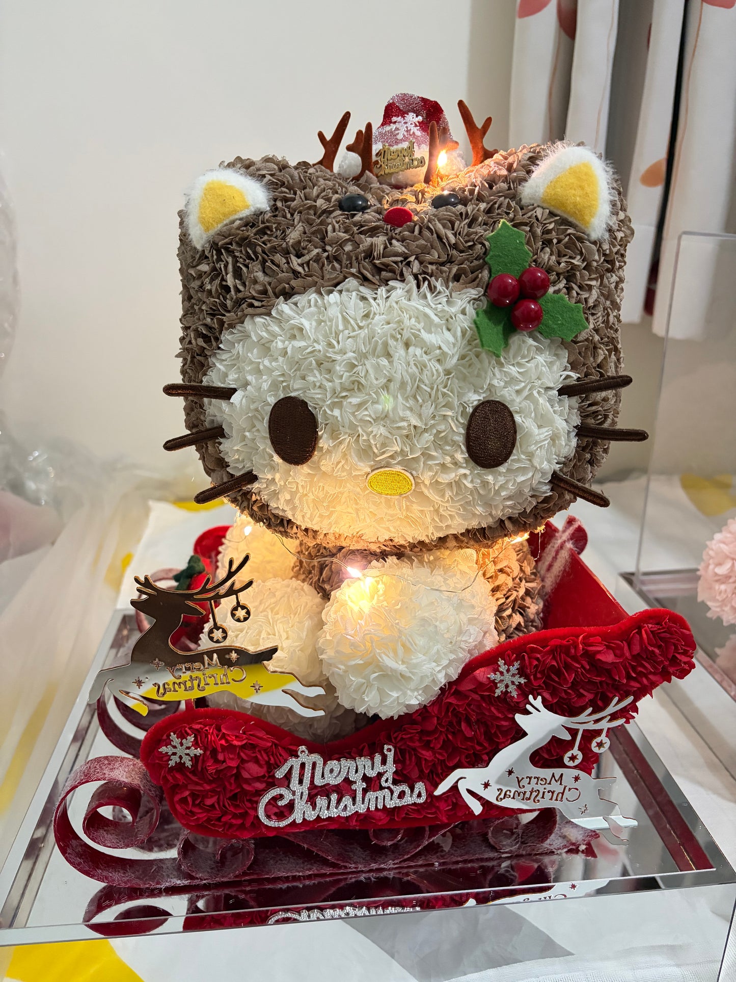 Hello Kitty 繡球永生花