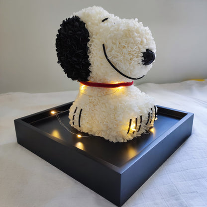 Snoopy 繡球永生花