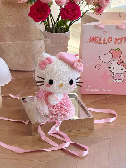 Hello Kitty 繡球永生花