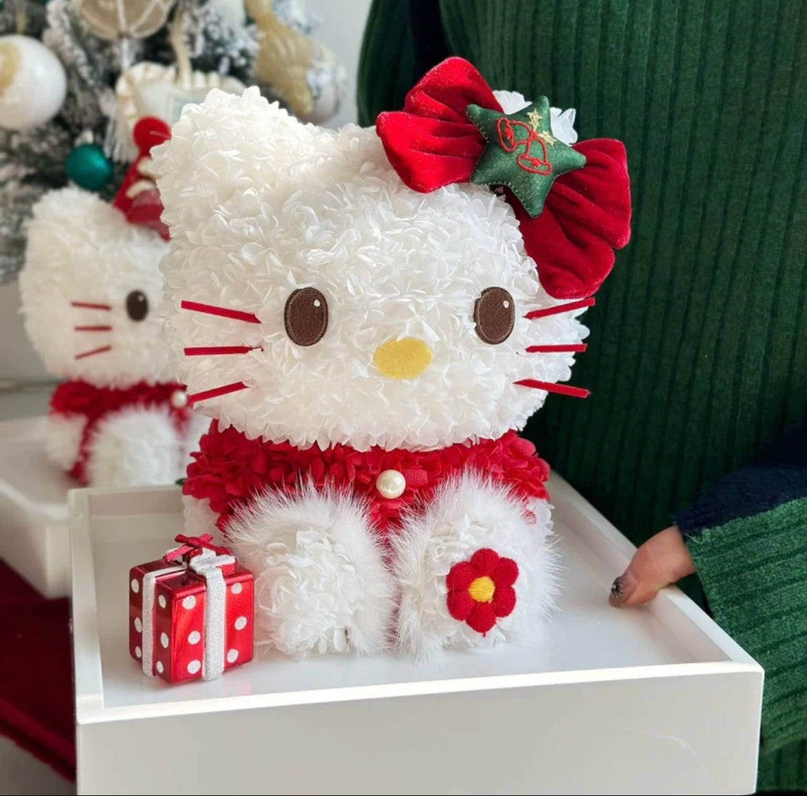 (聖誕限定) Hello Kitty永生花