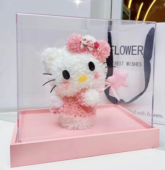 Hello Kitty 繡球永生花