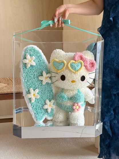 Hello Kitty 繡球永生花