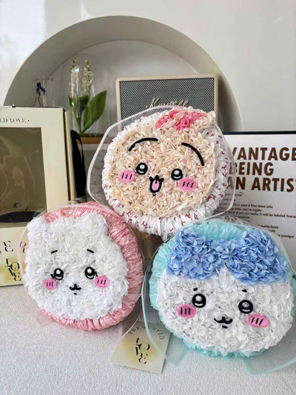 Chiikawa 繡球永生花花束