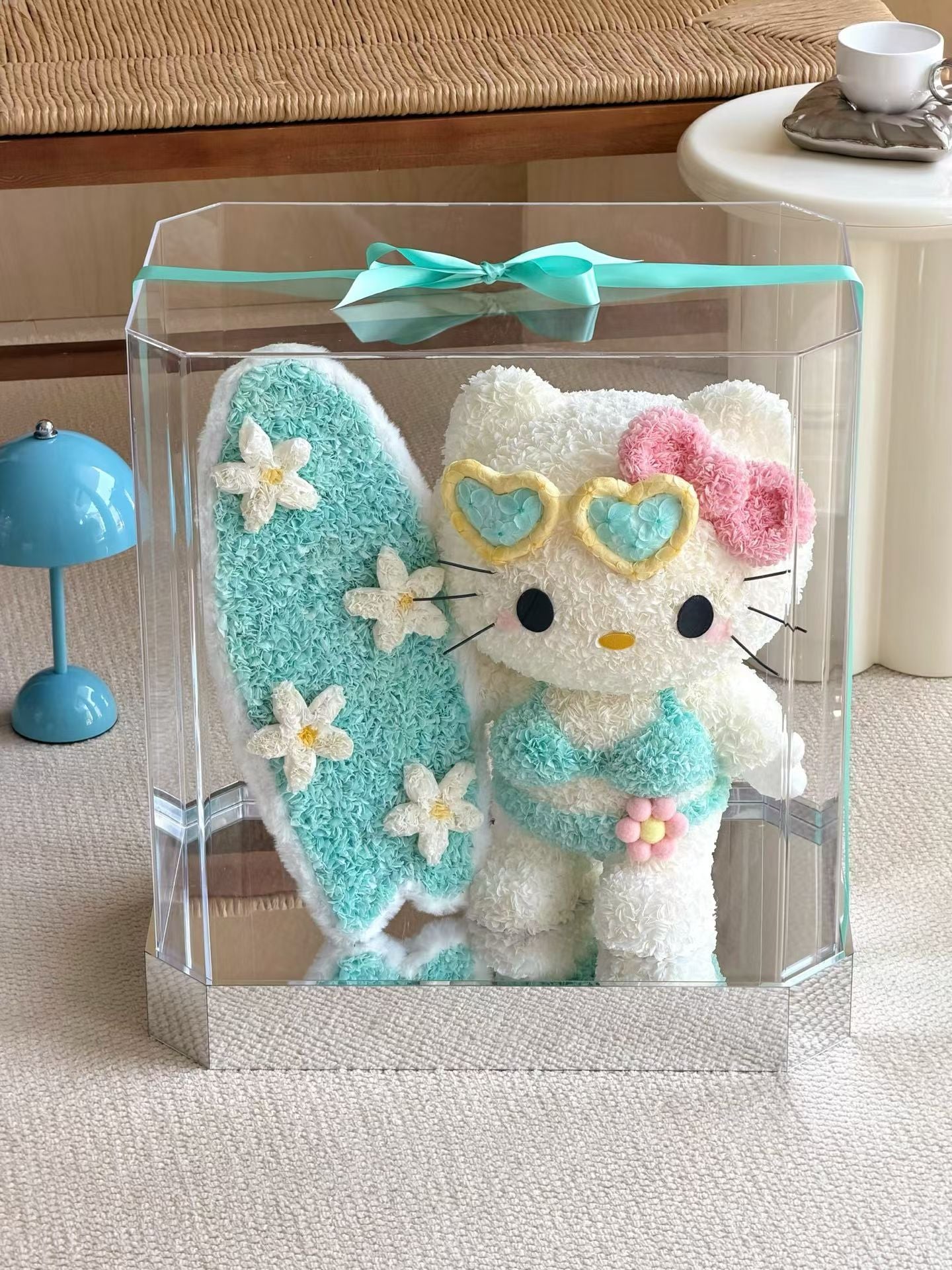 Hello Kitty 繡球永生花
