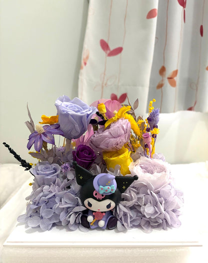 Kuromi 繡球永生花 (4款）